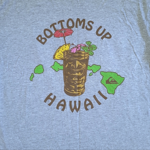 Quiksilver🏄‍♂️ "Bottoms Up Hawaii"🍹 Graphic Tee👕 - NWT - Picture 3 of 12